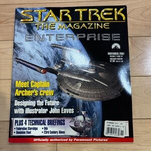 3/$40 - Star Trek The Magazine Enterprise November 2001 issue 07 collectible